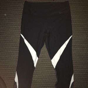 nike crop color block leggings